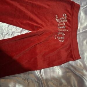 Juicy Couture Red Velour Tracksuit